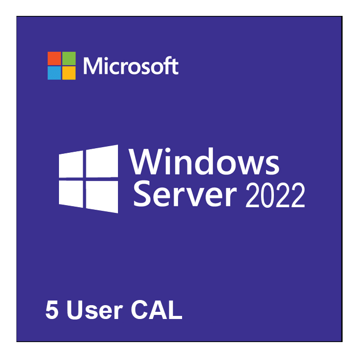 Windows Server 2022 - 5 user CAL lisans satın al